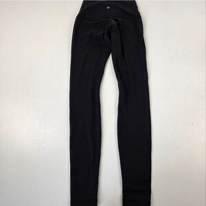 Lululemon Athletic Black High Rise Leggings Size 6 Yoga Tights Pants